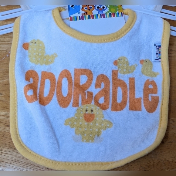 New duck and friends gift set hooded towel washcloths bibs socks blankie, T8MIS - Picture 2 of 4